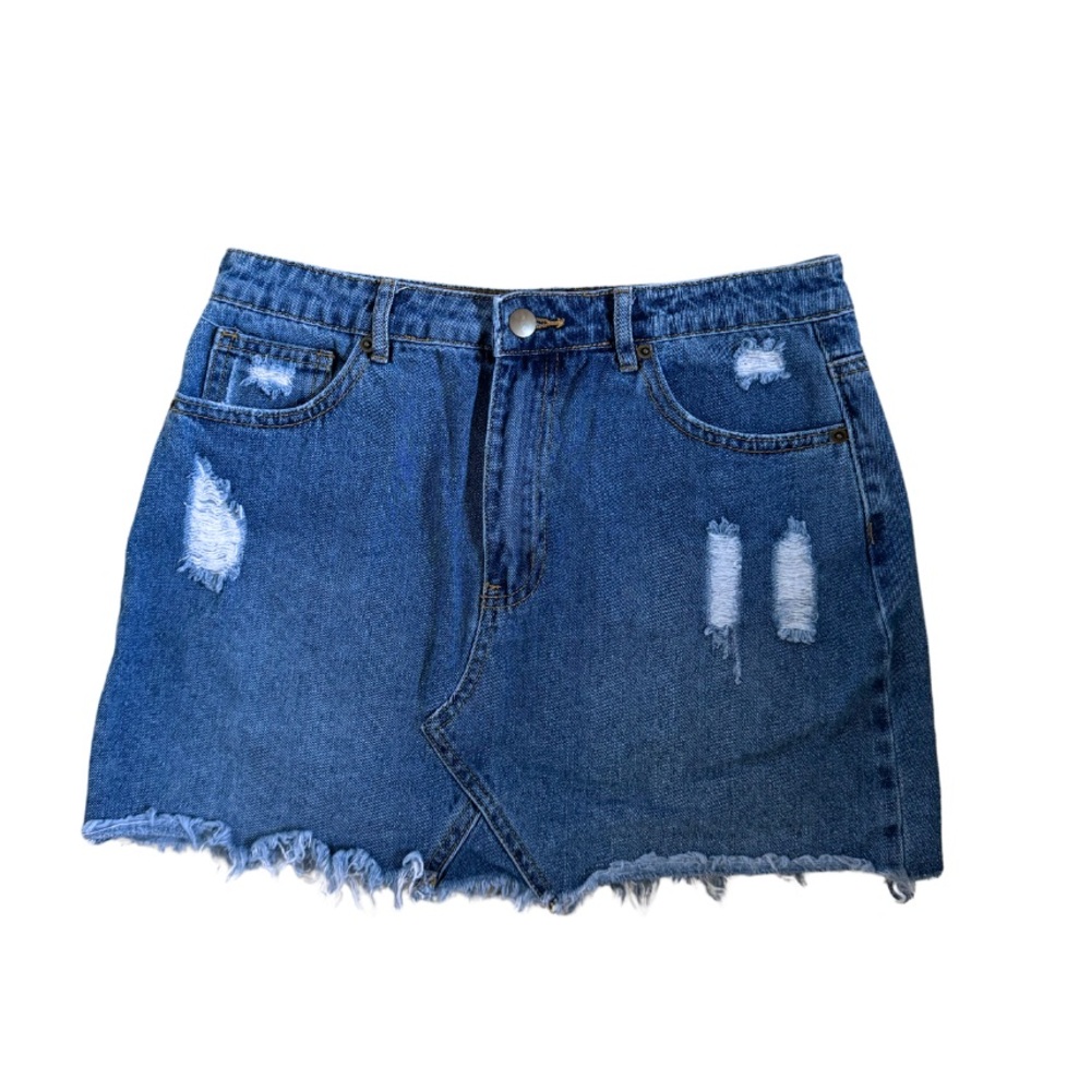 F21 DENIM SKIRT